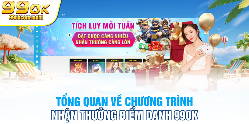 Tổng quan về chương trình nhận thưởng điểm danh 99OK